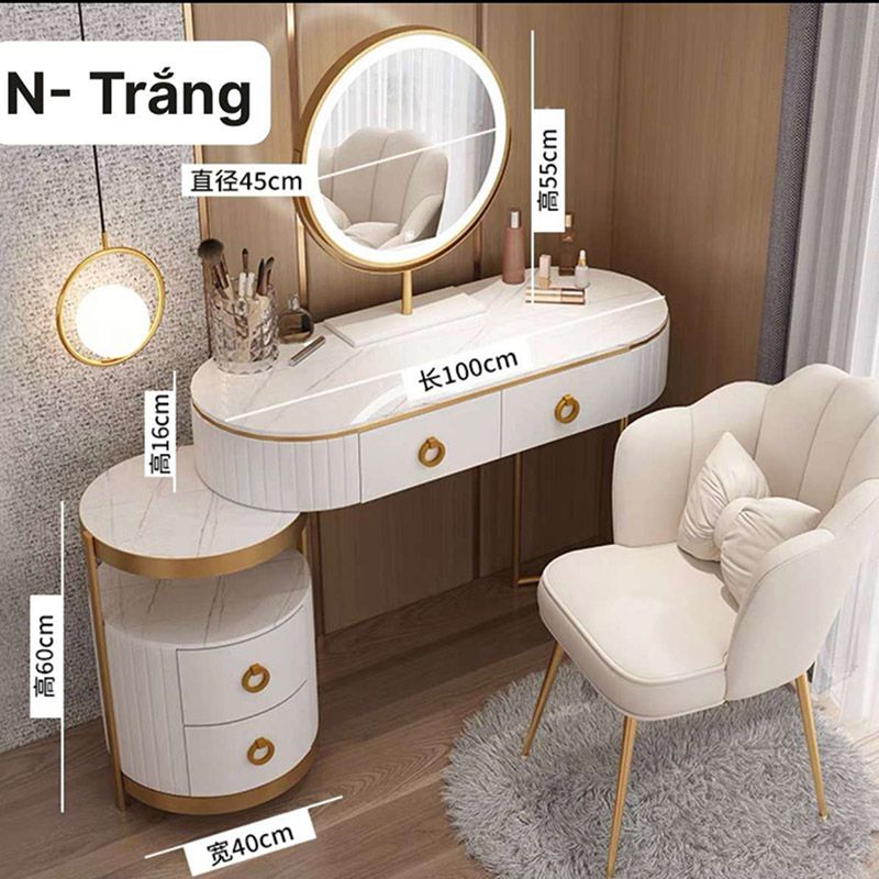 Bàn trang điểm cảm ứng gỗ công nghiệp BTD-29