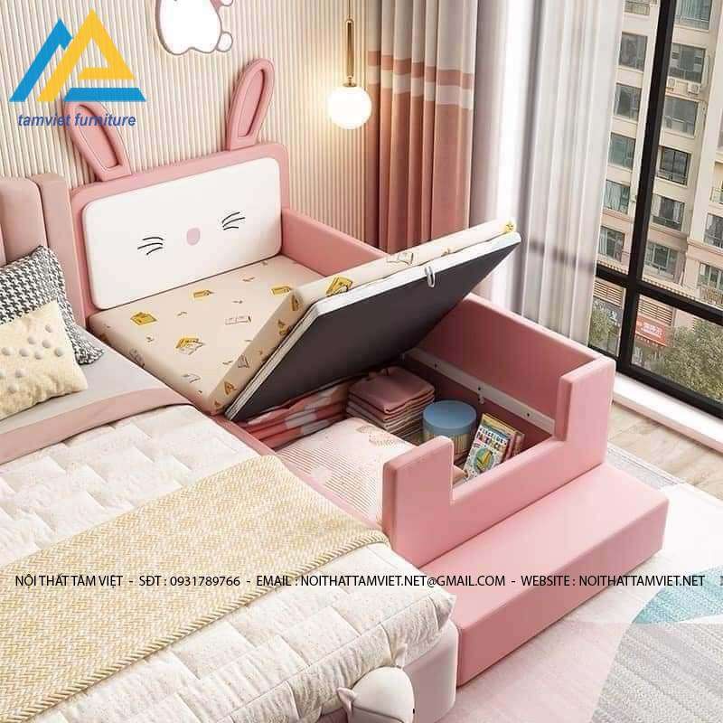 Giường ngủ thông minh cho trẻ gỗ công nghiệp GTE-8015