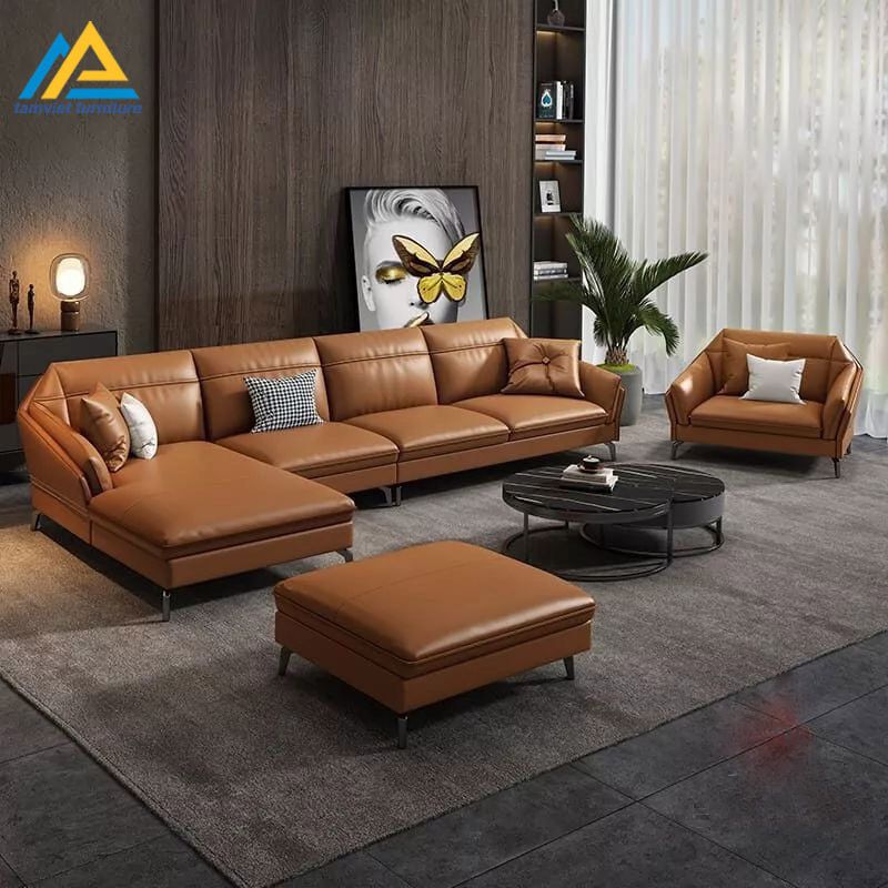 Mẫu sofa da SD-44 đẹp hoàn hảo