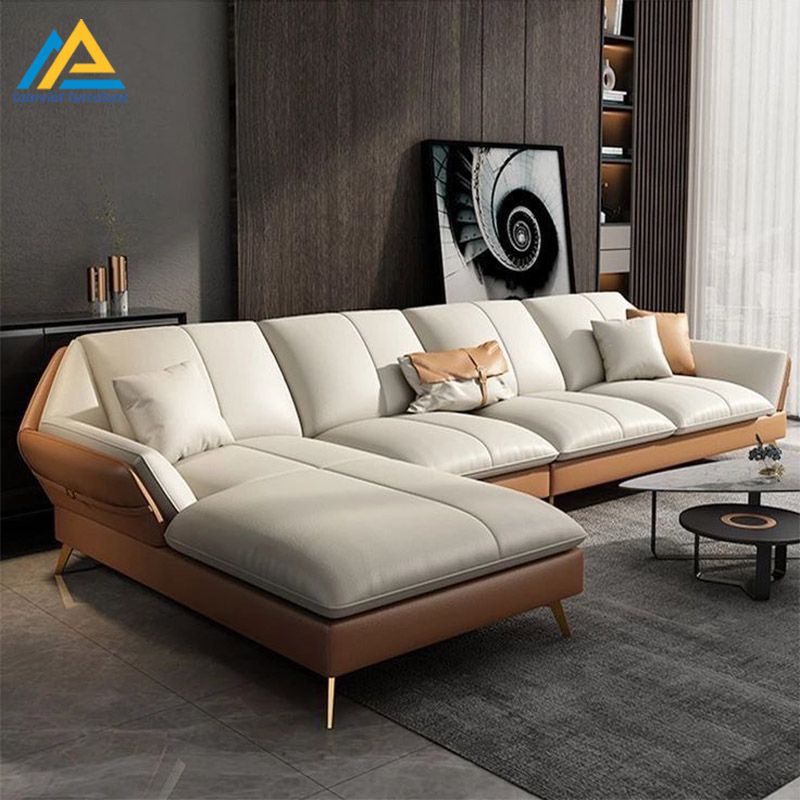 Ghế sofa da SD-58 hiện đại trẻ trung