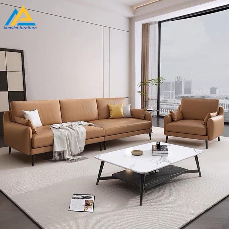 Mẫu bộ sofa da hiện đại SD-60