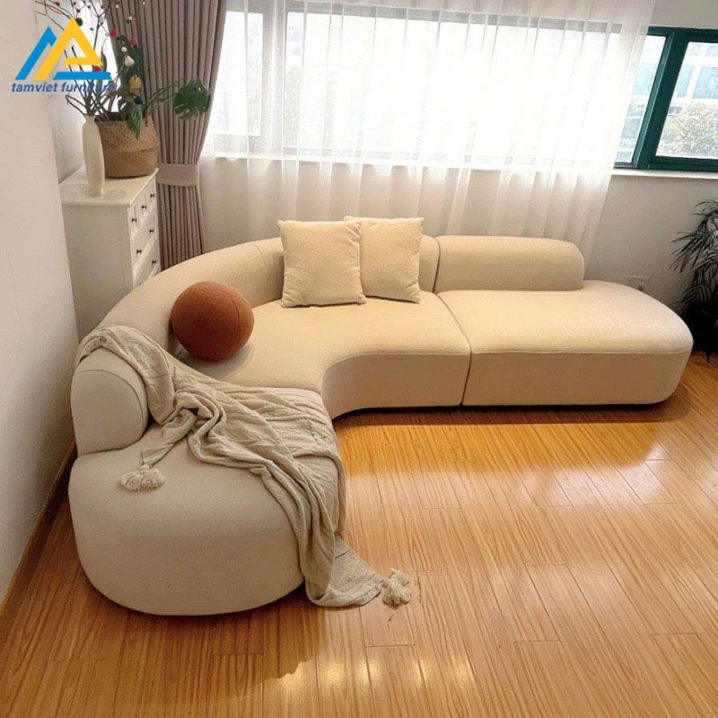 Sofa khách sạn dáng cong SKS-24