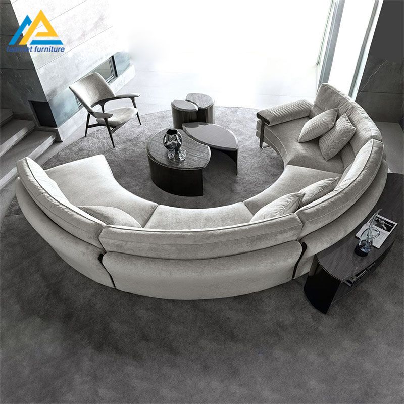 Ghế sofa nỉ cong độc đáo SN-47