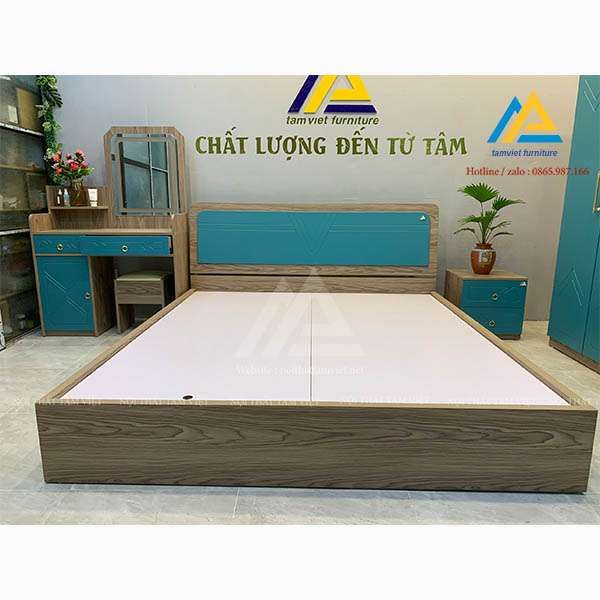 Combo giường tủ phòng ngủ gỗ công nghiệp CPN-03