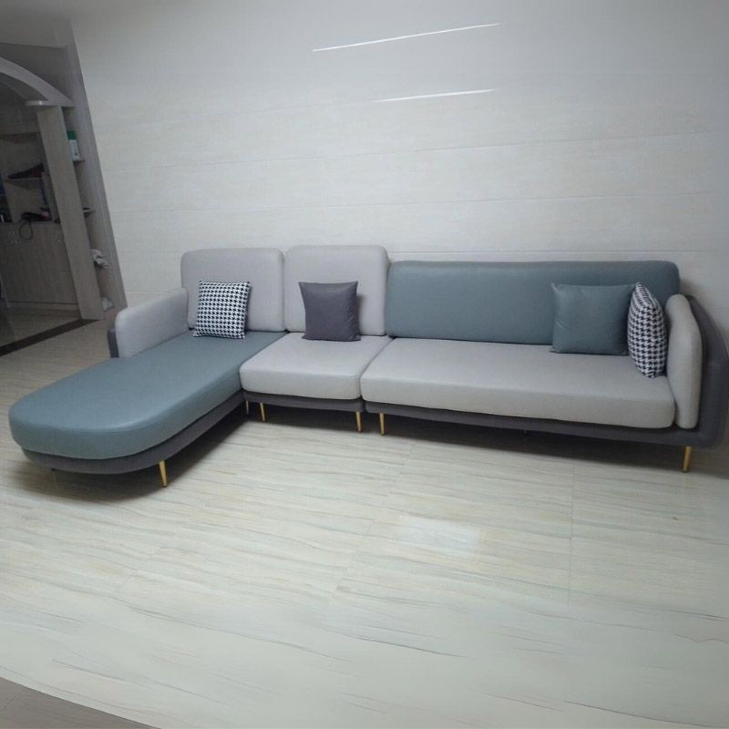 Sofa da góc L đẹp SD-61